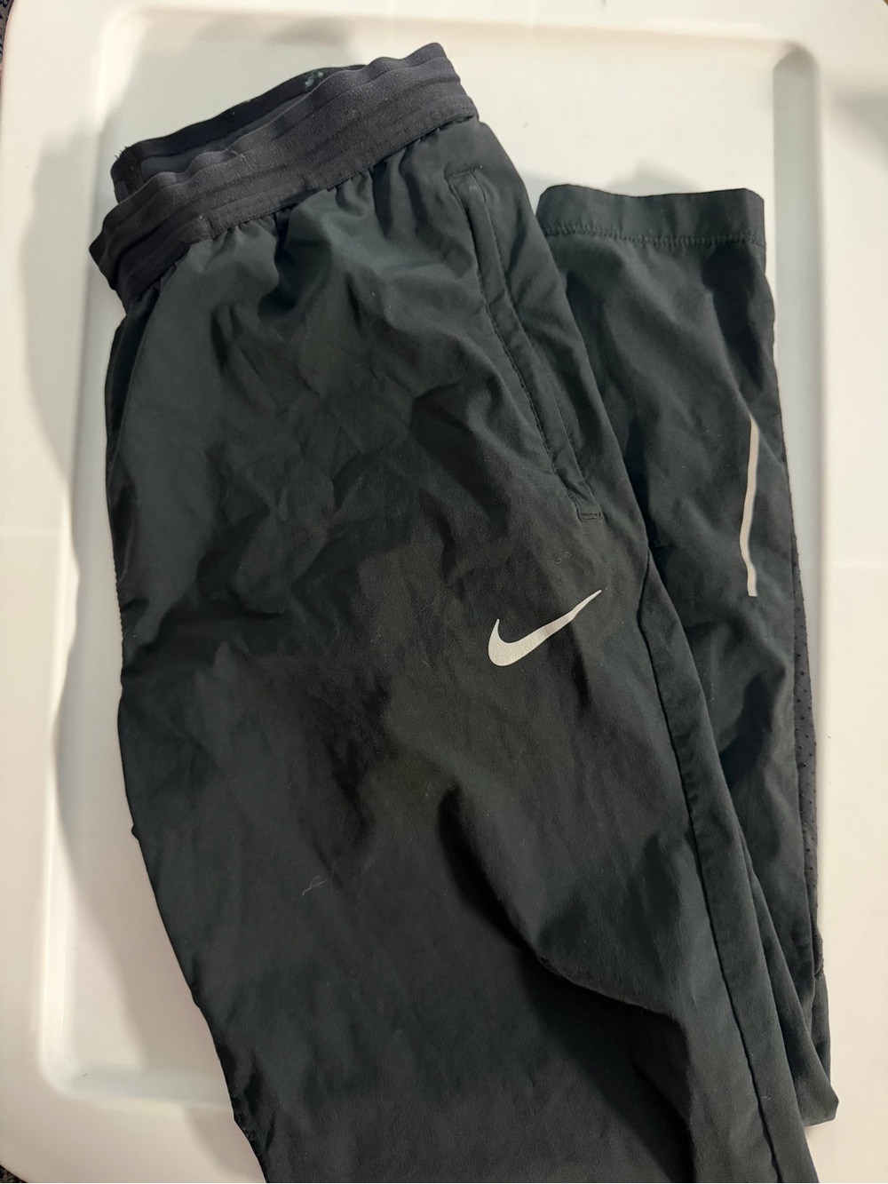 Nike Women’s Black Joggers with White Swoosh